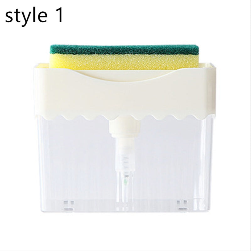 1 Pcs Kitchen 2-in-1 Dishwashing Soap Liquid Box Creative Dishwashing -  Homiker